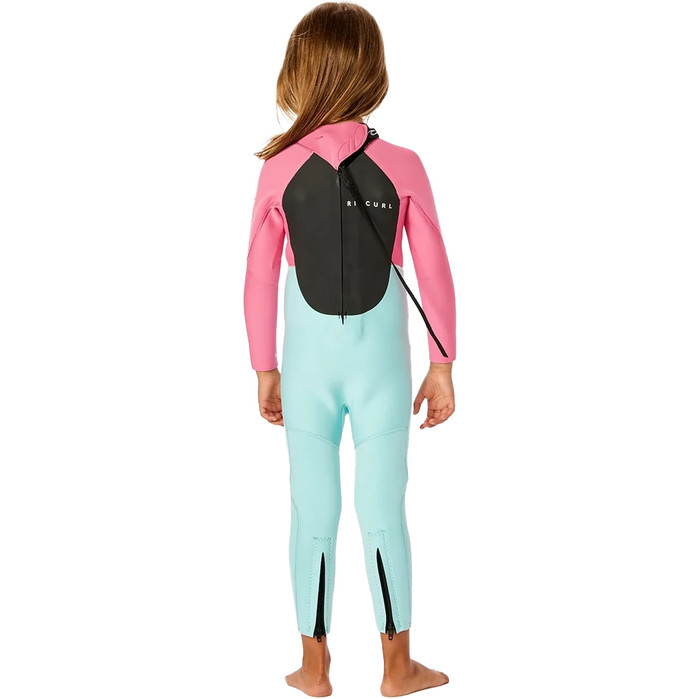 Rip Curl Groms Omega 3/2mm Flatlock Back Zip Wetsuit 119BFS